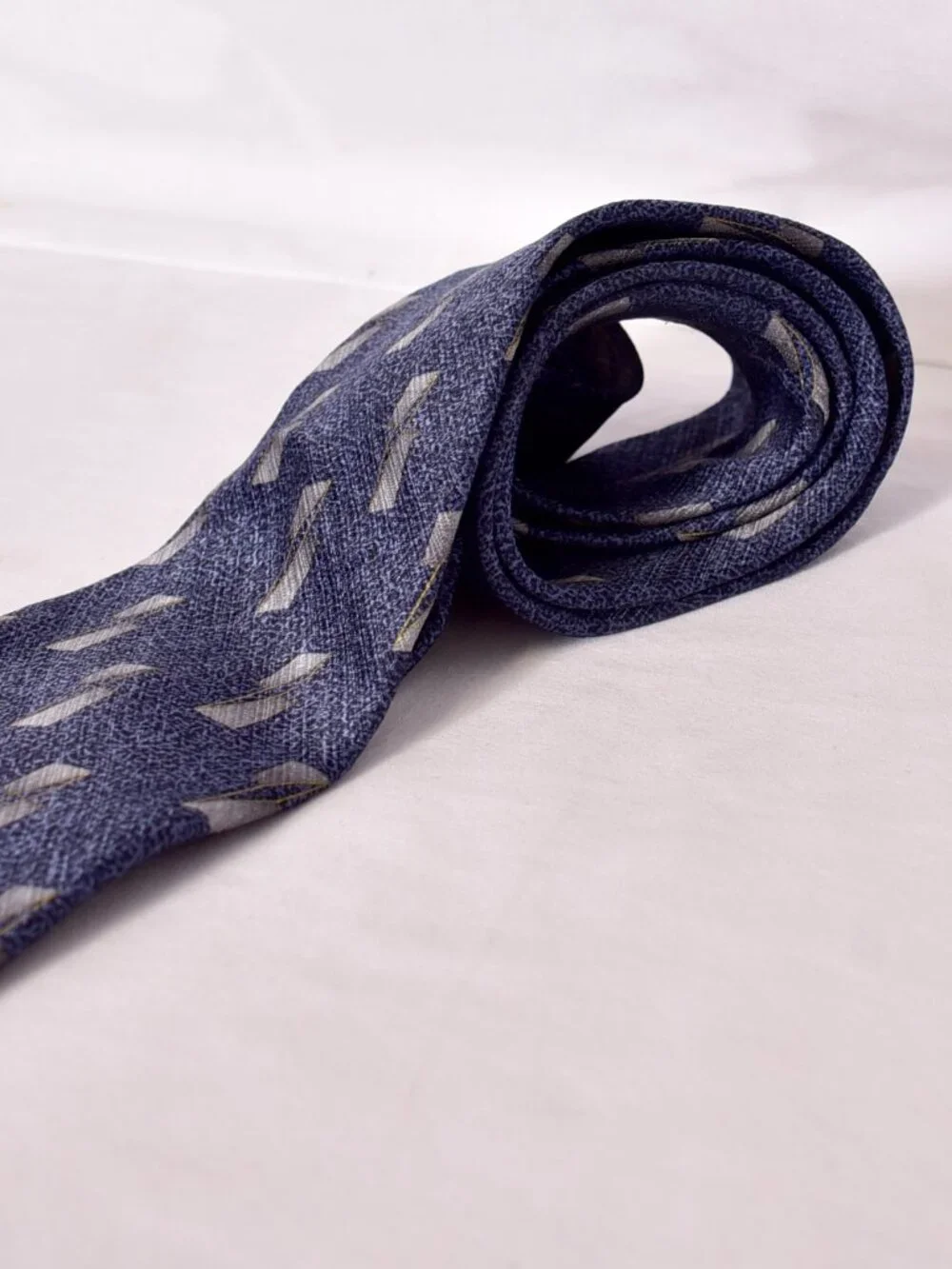 Palatina Men's Tie Blue & Grey